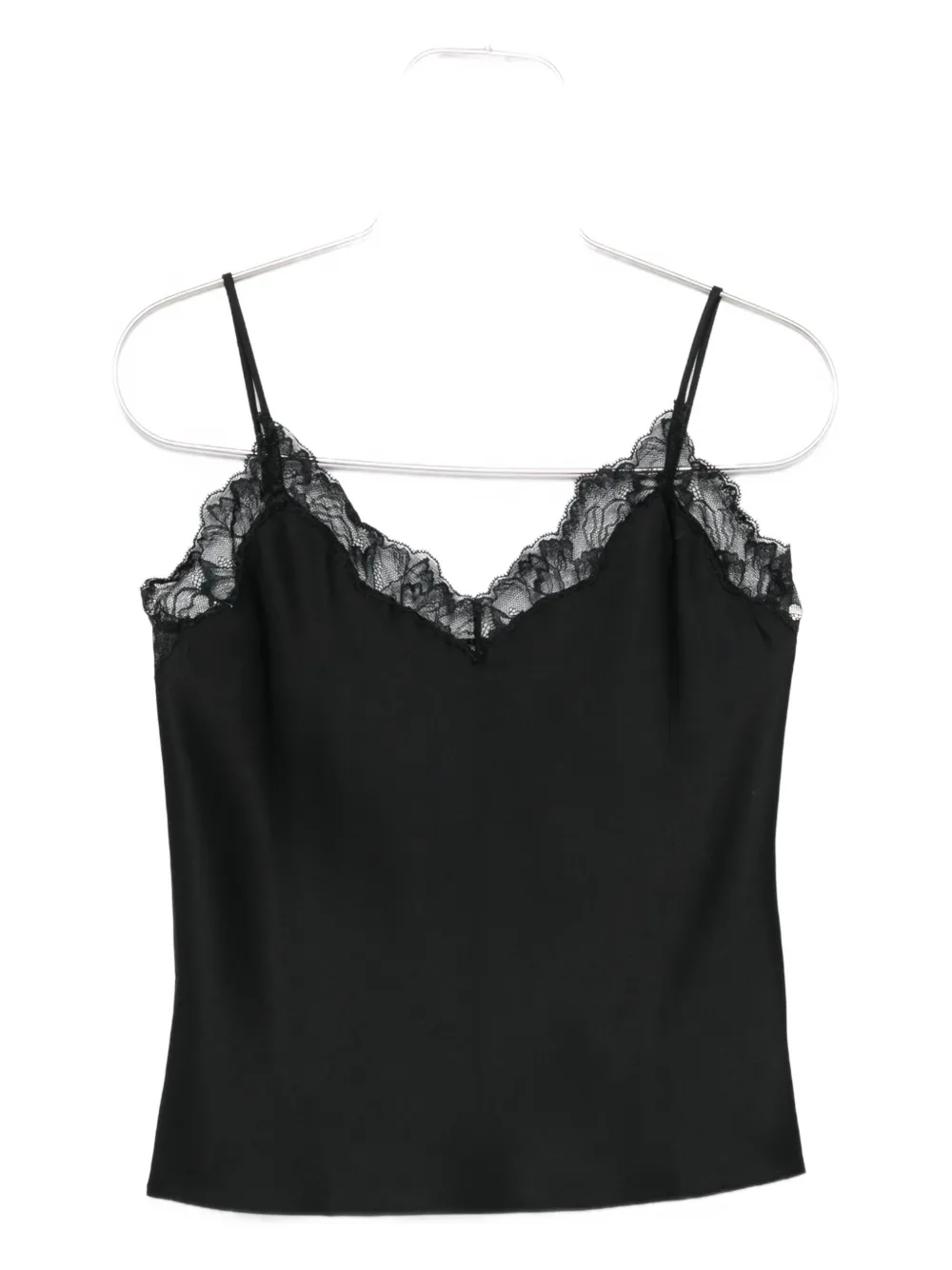 Calvin Klein lace-trimmed camisole top - ブラック Calvin Klein lace-trimmed camisole top - ブラック