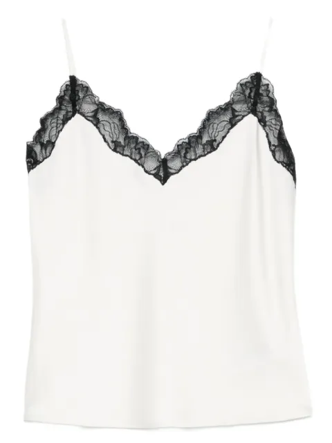 Calvin Klein lace-trimmed camisole top