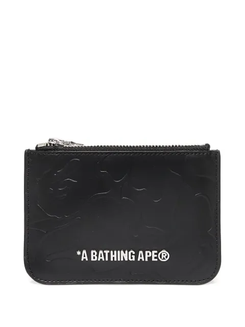 A BATHING APE® Solid Camo leather wallet