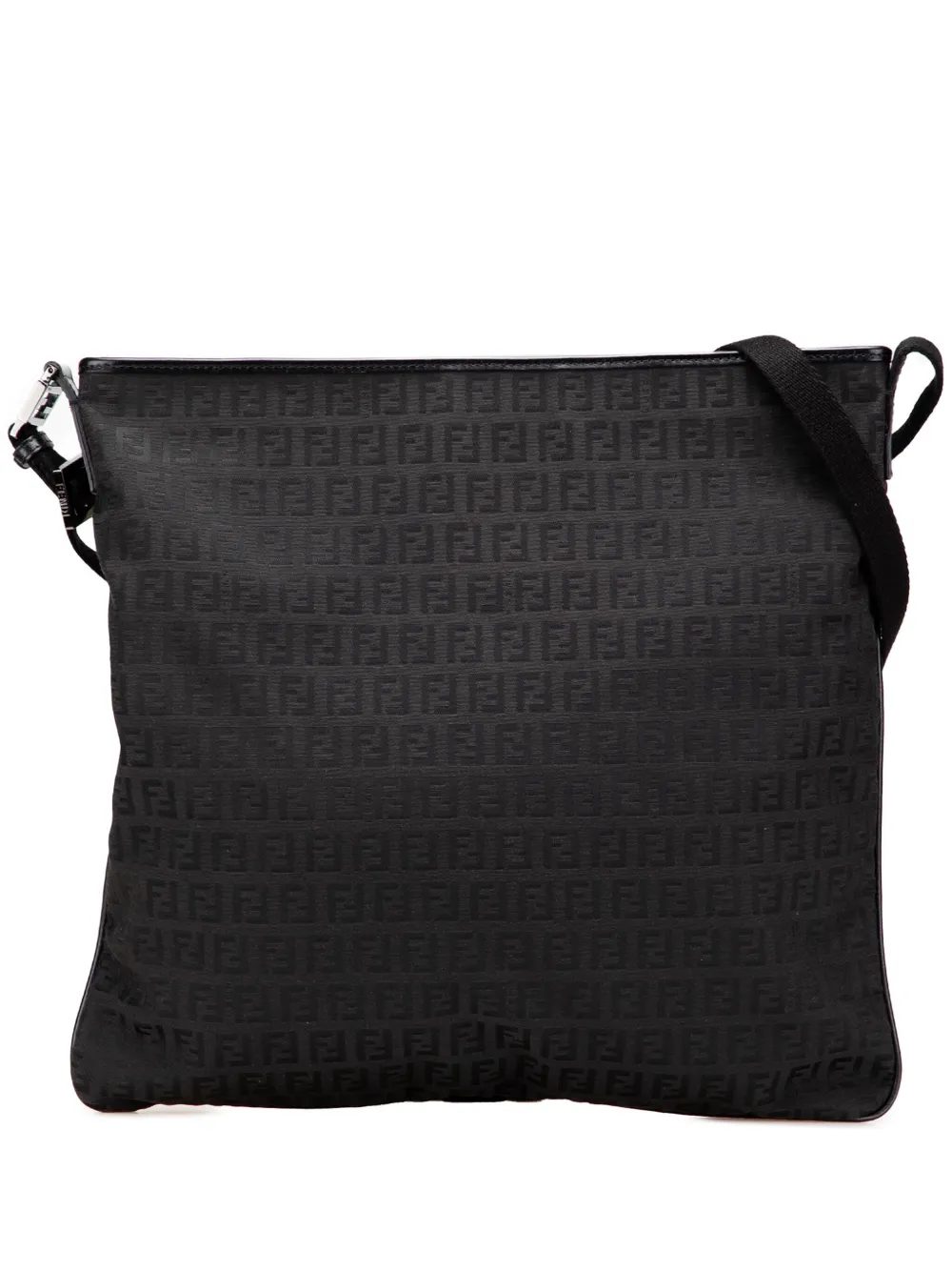Fendi Pre-Owned 2000-2010 Zucchino Canvas crossbody bag - ブラック Fendi Pre-Owned 2000-2010 Zucchino Canvas crossbody bag - ブラック