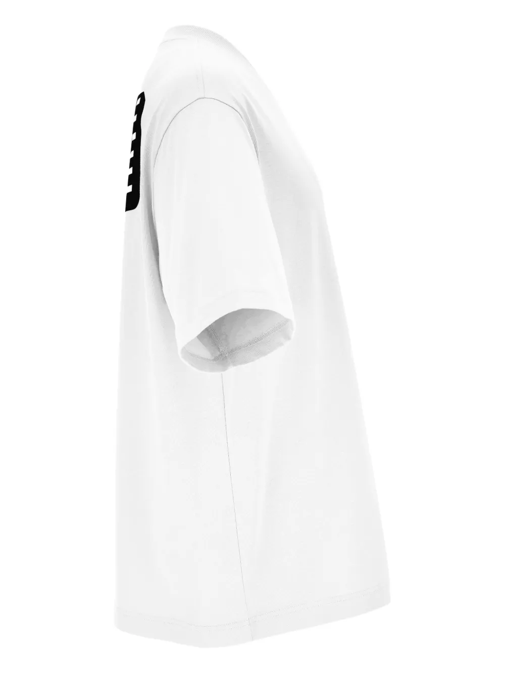 Versace Jeans Couture T-shirt met logoplakkaat Wit