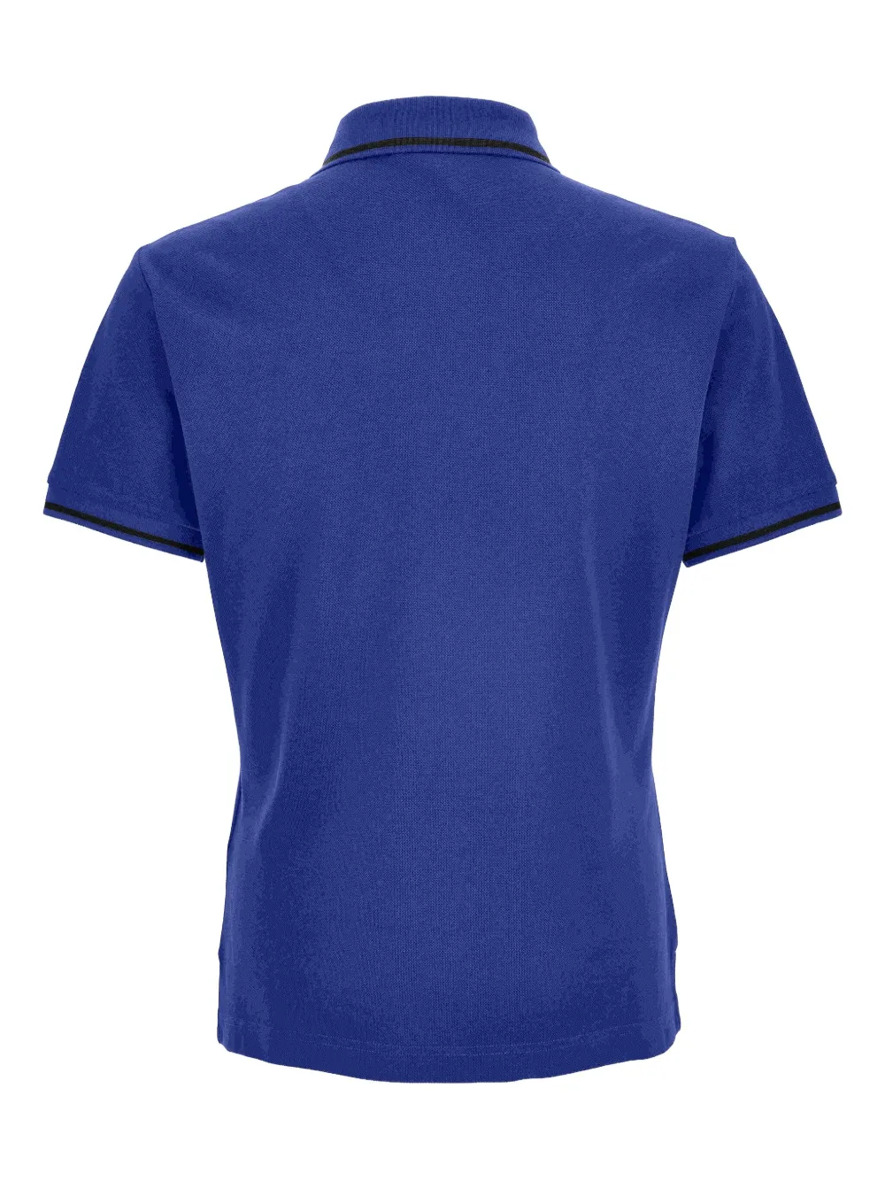 Versace Jeans Couture logo-embroidered polo shirt - Blauw