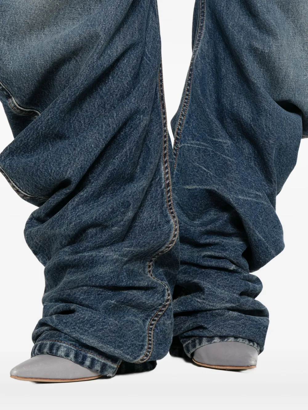 Jean Paul Gaultier cotton jeans Blauw