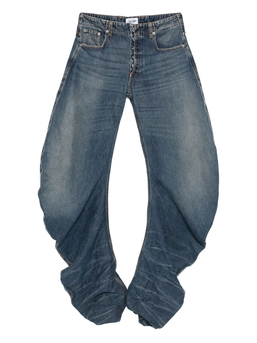 Jean Paul Gaultier cotton jeans Blauw
