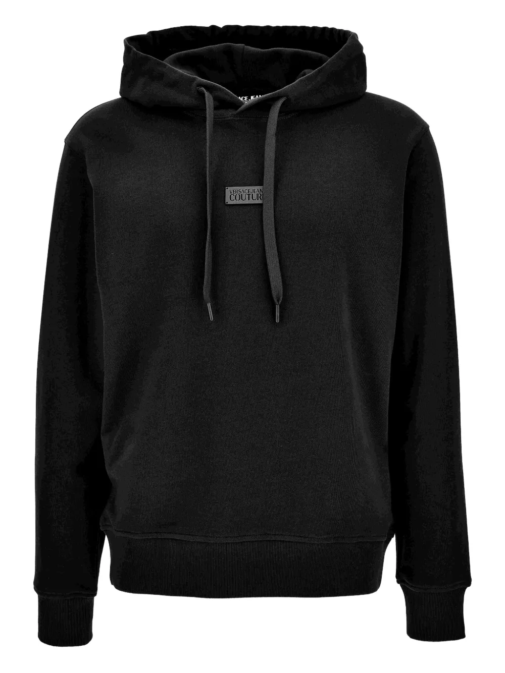 Versace Jeans Couture drawstring-hood sweatshirt | Black | Image 1