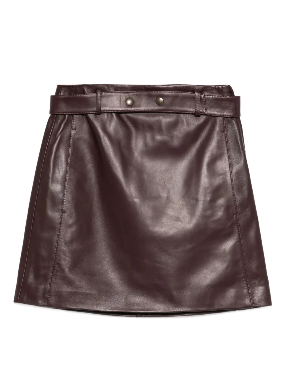Arma Mini-rok met ceintuur Bruin