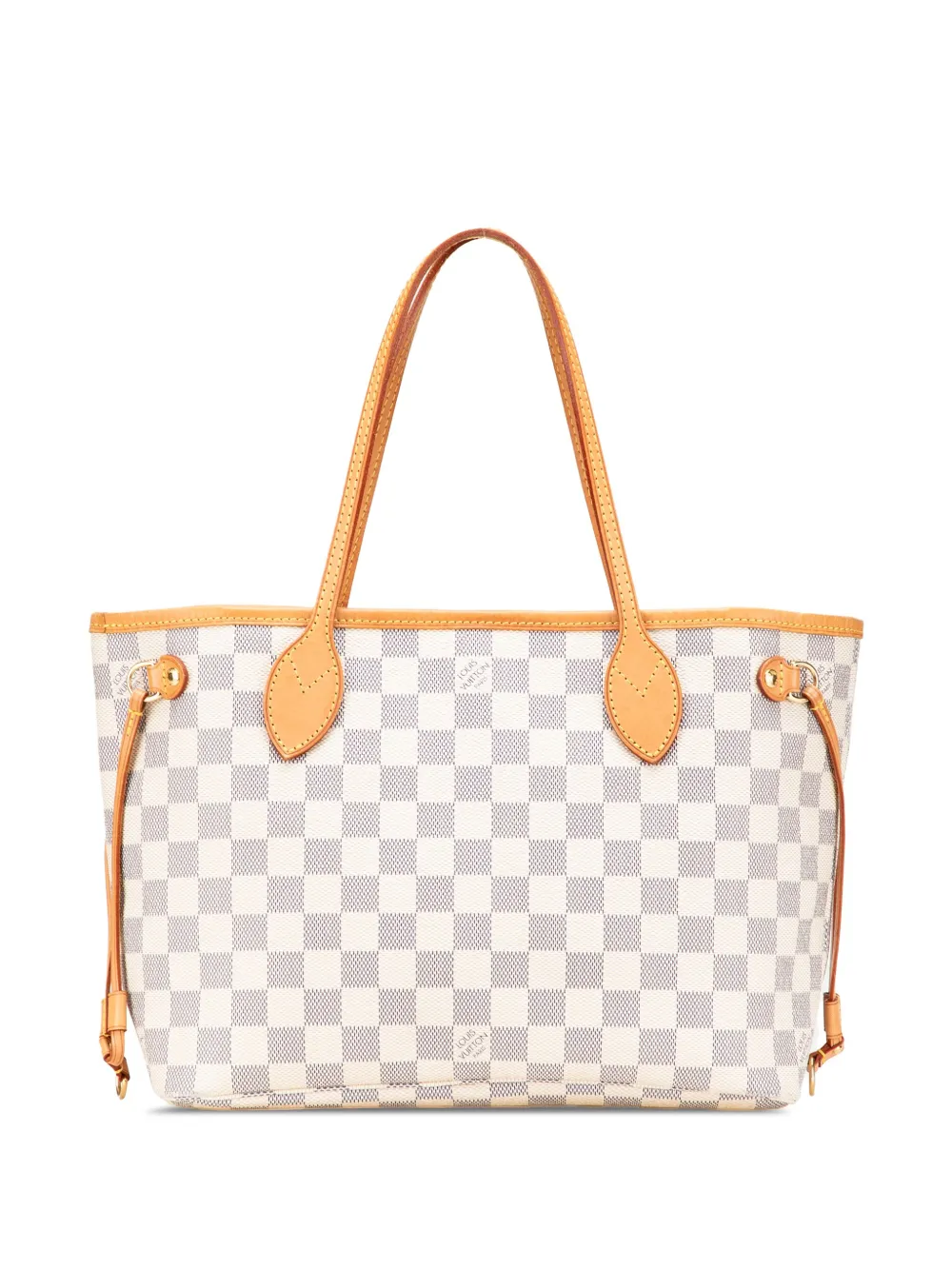 Louis Vuitton Pre-Owned 2012 Damier Azur Neverfull PM tote bag - ホワイト Louis Vuitton Pre-Owned 2012 Damier Azur Neverfull PM tote bag - ホワイト