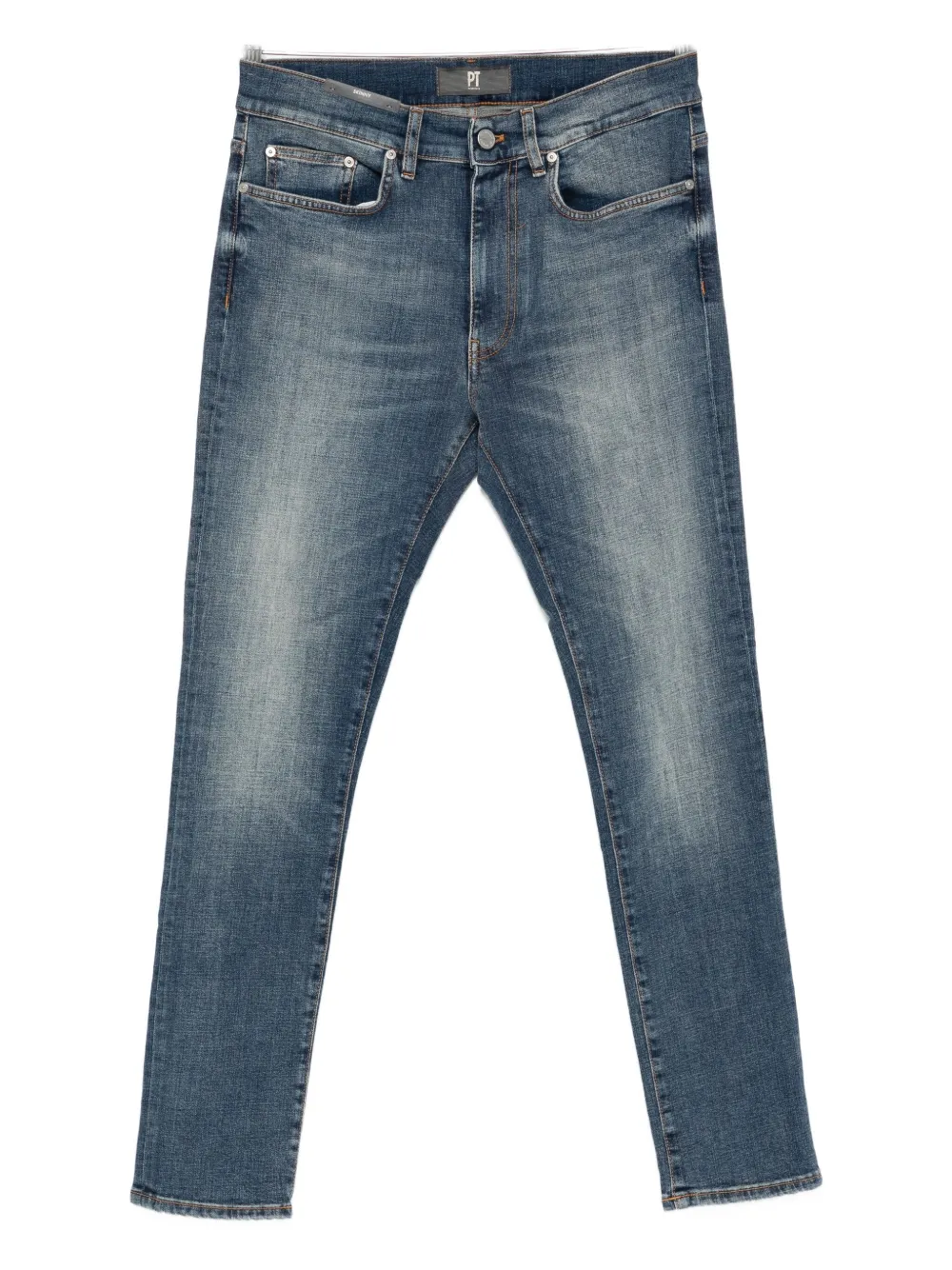 PT Torino Stretch-katoenen jeans Blauw
