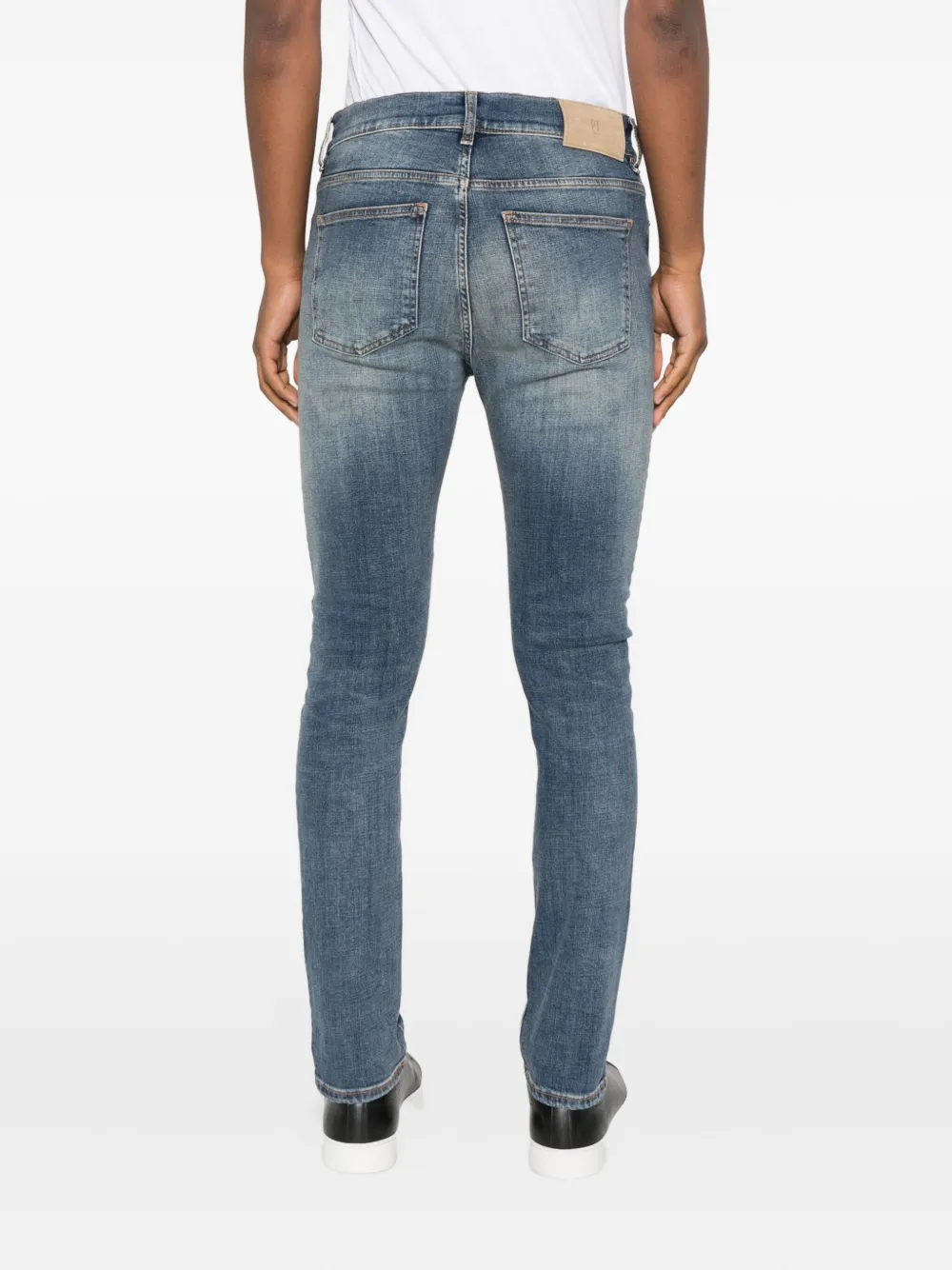 PT Torino Stretch-katoenen jeans Blauw