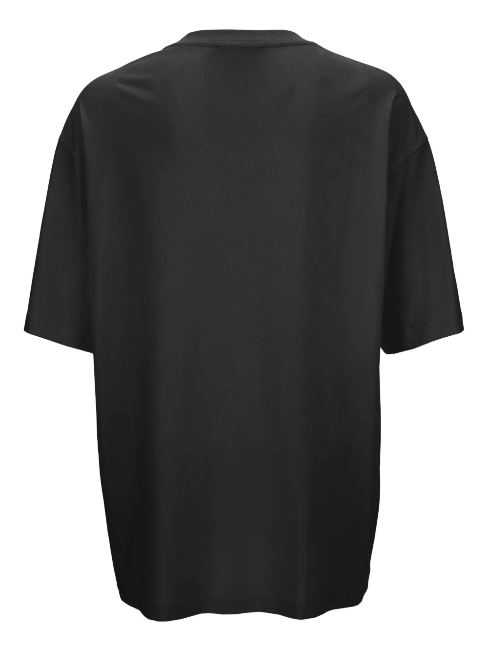 Versace Jeans Couture logo-plaque short-sleeves T-shirt - Zwart