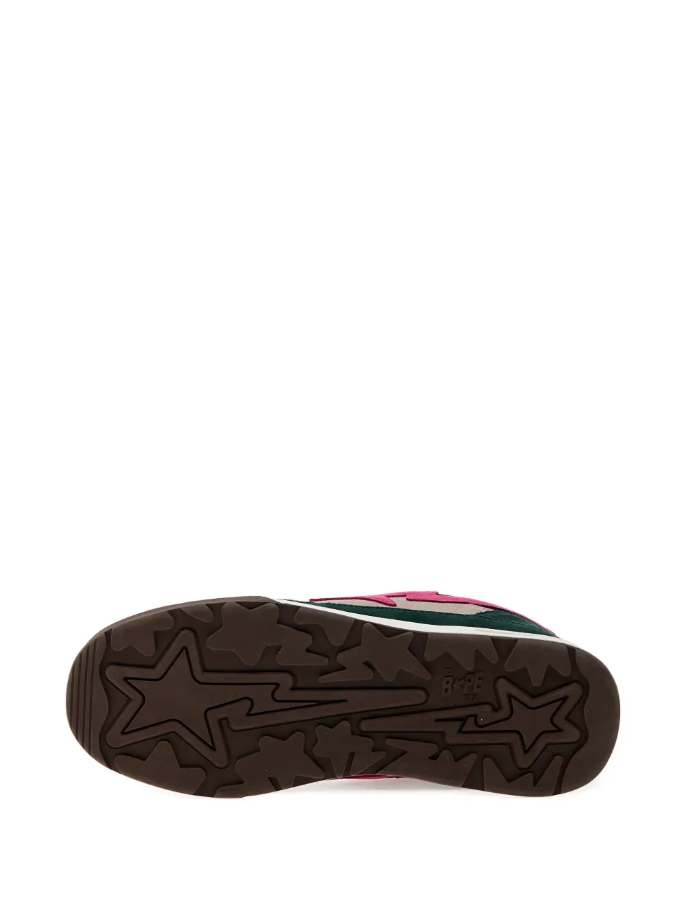 A BATHING APE Sneakers met sterpatch Pink