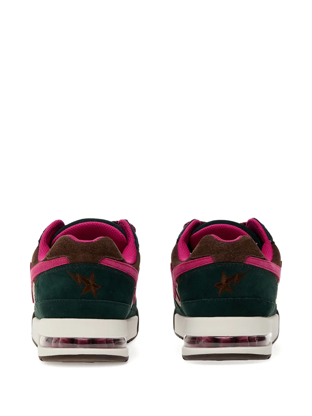 A BATHING APE Sneakers met sterpatch Pink