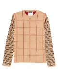 Dolce & Gabbana Pre-Owned 2001-2002 grid-pattern sweater - Brown