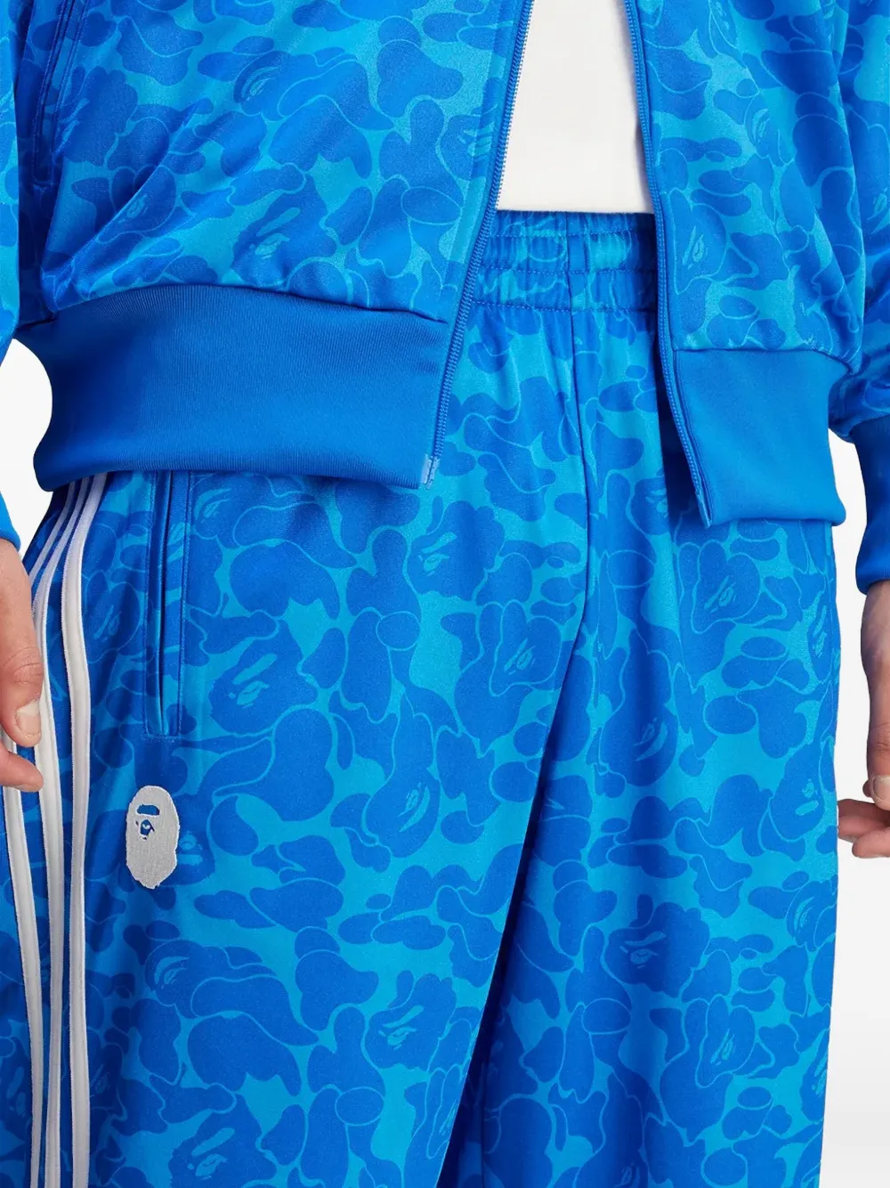 adidas 3-Stripes camouflage trousers Blauw