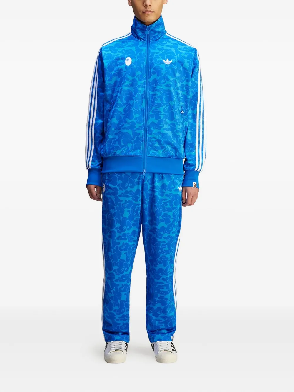 adidas 3-Stripes camouflage trousers Blauw