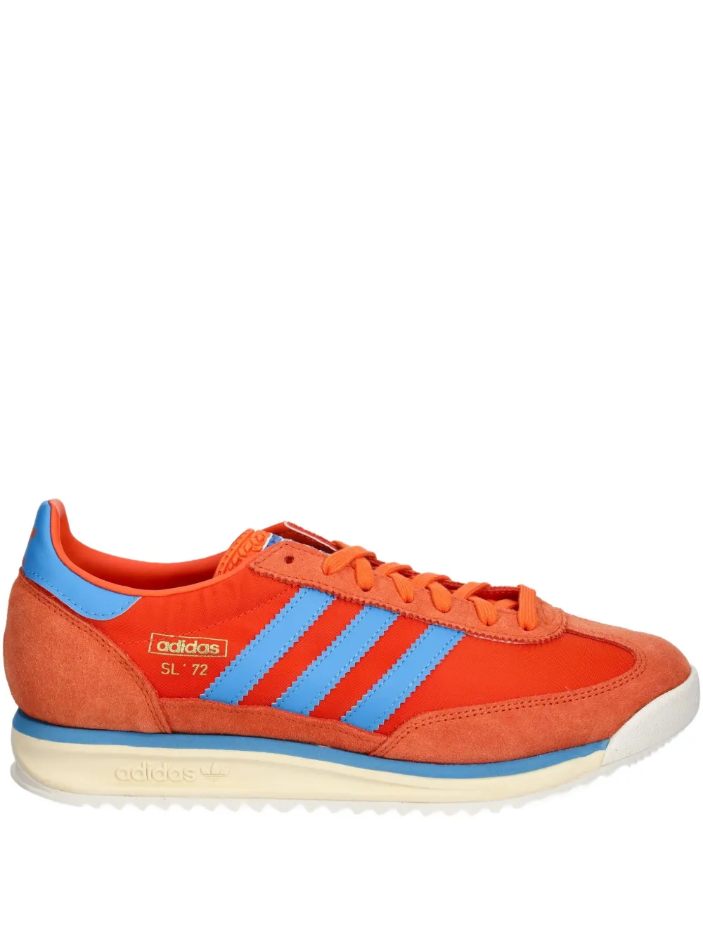 adidas SL 72 RS 3-stripe suede sneakers Orange