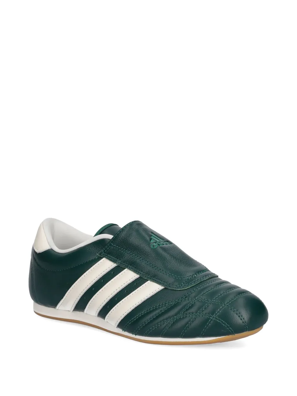 adidas Taekwondo three-stripe slip-on sneakers Green