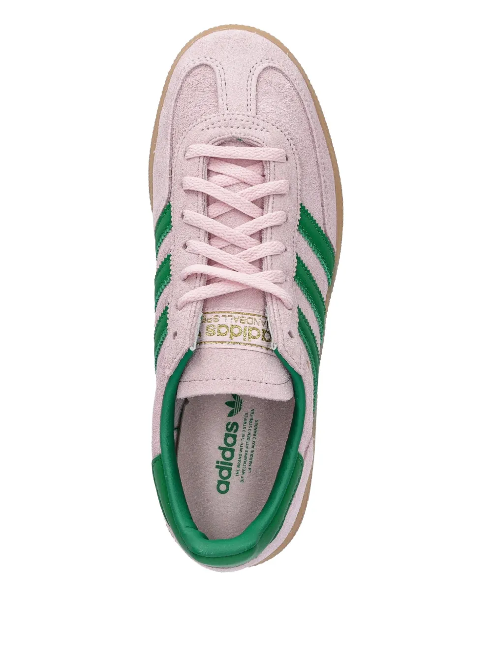 adidas Handball Spezial 3-Stripes suede sneakers Pink