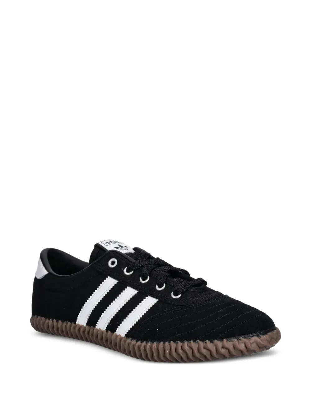 adidas Volley Plimsole three-stripe sneakers Zwart