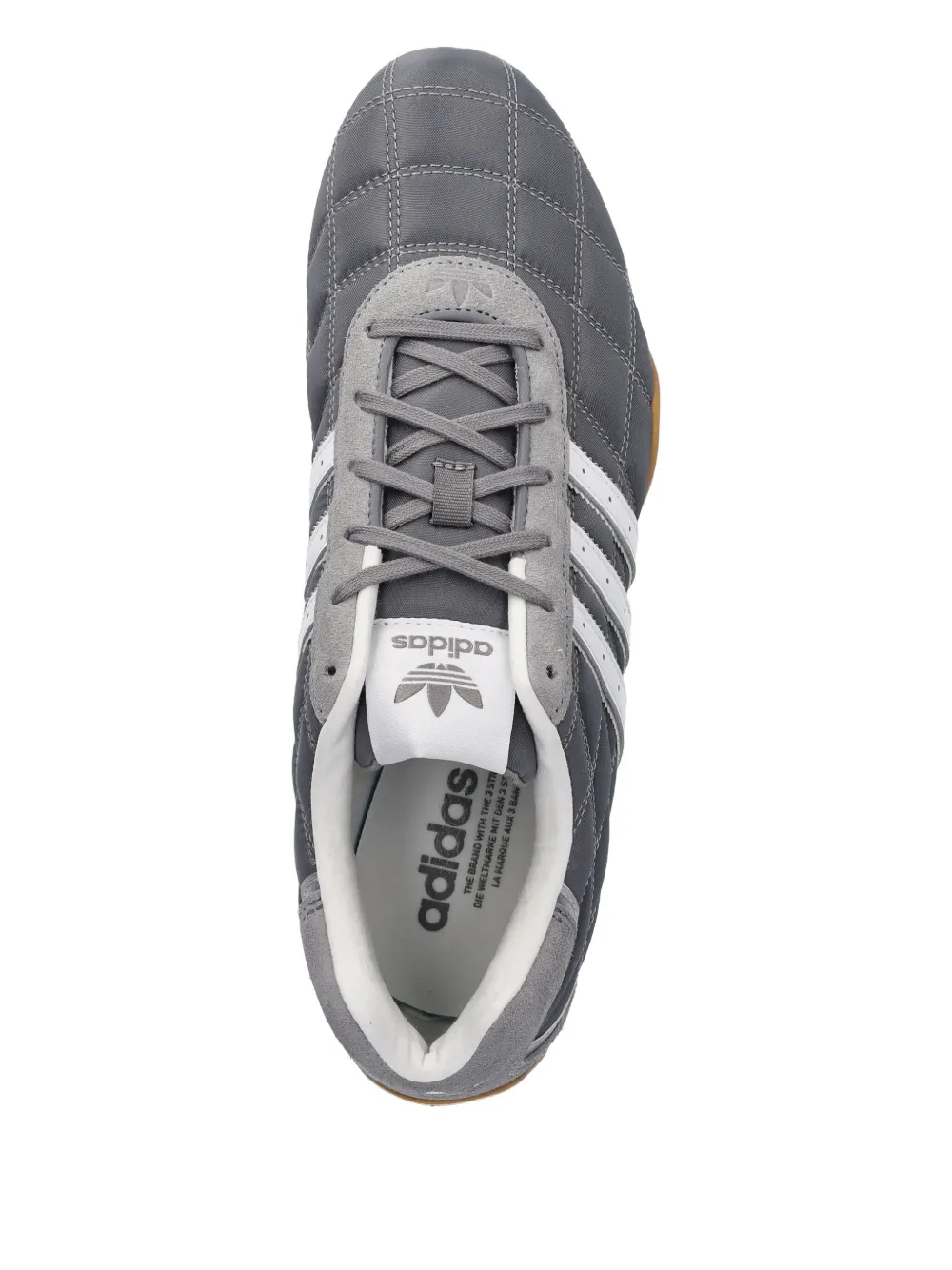 adidas Adiracer Lo quilted 3-stripe sneakers Grey