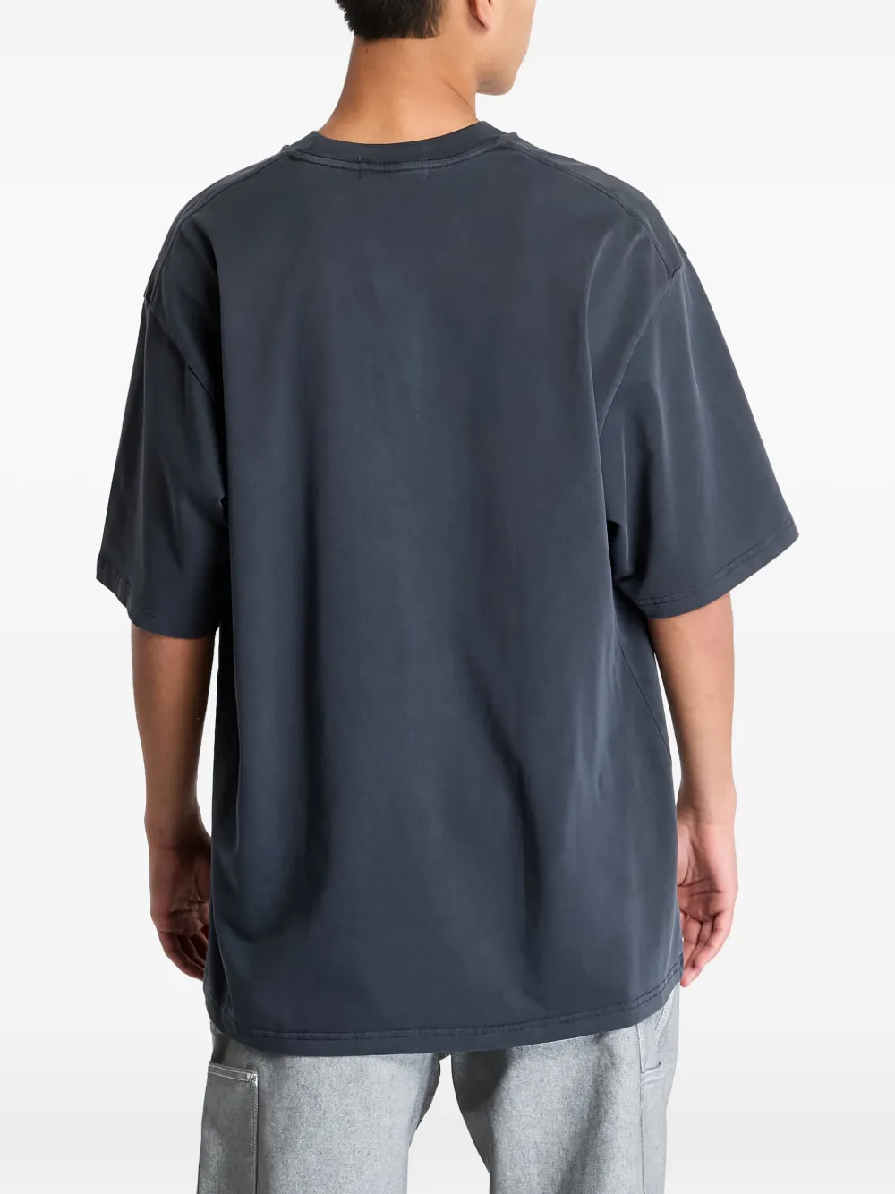 A BATHING APE T-shirt met grafische print Grijs