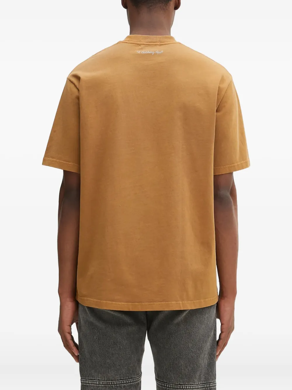 A BATHING APE shark-print T-shirt Bruin
