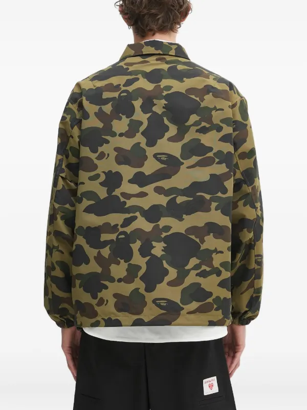 A Bathing Ape アイコン　総柄　コーチジャケット　ウインドブレーカー A Bathing Ape アイコン総柄コーチジャケットウインドブレーカー