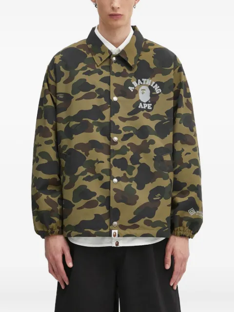 A BATHING APE® camo-print coach jacket