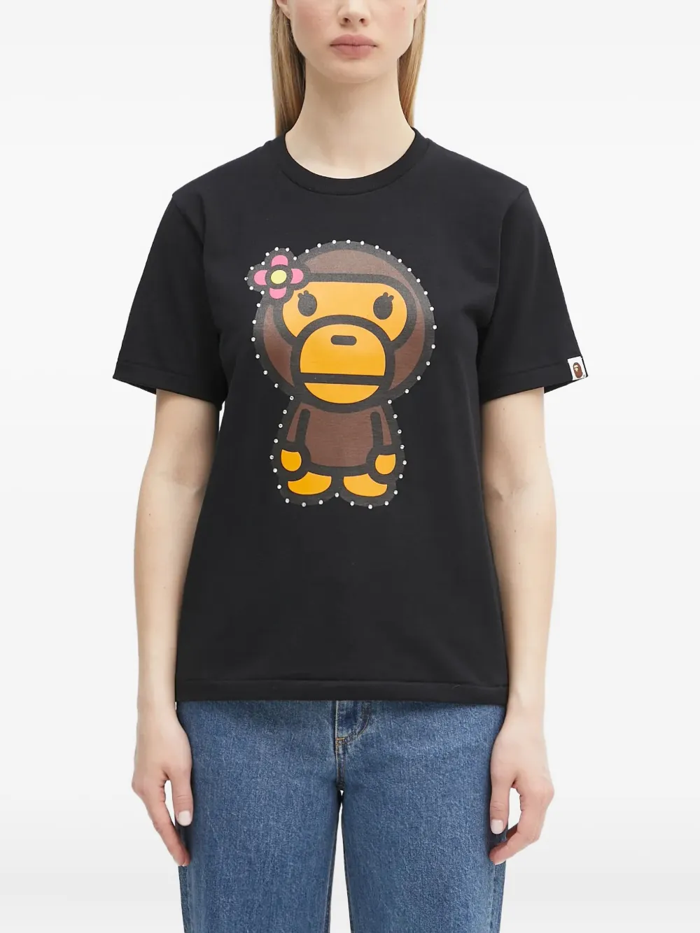 A BATHING APE® Baby Milo T-shirt - ブラック A BATHING APE® Baby Milo T-shirt - ブラック