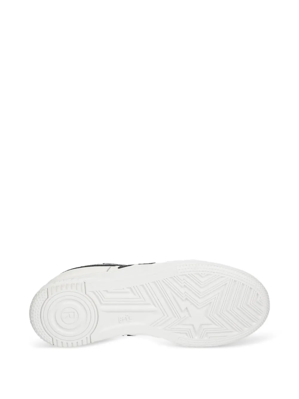 A BATHING APE Sneakers met krokodillen-ster Wit