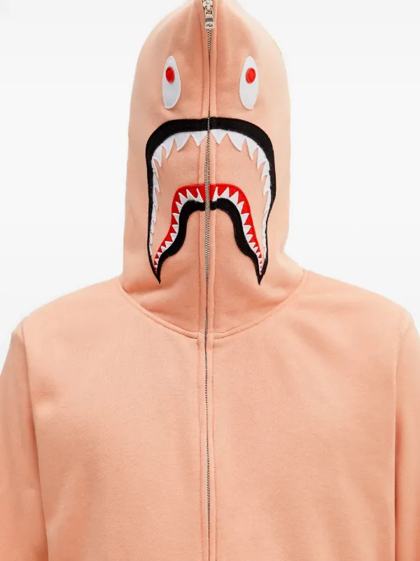 ピンクシャークパーカー A BATHING APE｜(M)2ND SHARK FULL ZIP HOODIE M | Rakuten