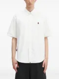 A BATHING APE® One Point embroidered short-sleeve shirt - White