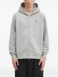 A BATHING APE® One Point Ape Head Shark zip-up hoodie - Grey