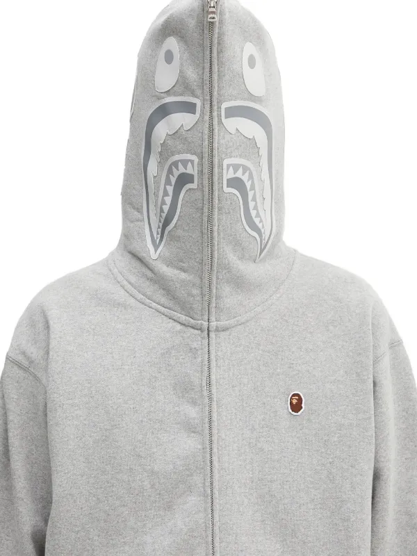 A BATHING APE® One Point Ape Head Shark ジップパーカー