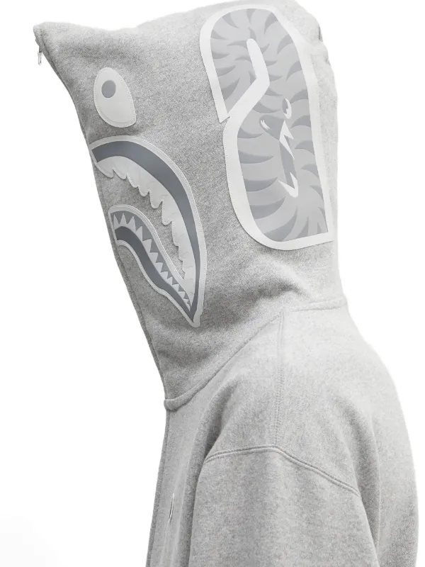 A Bathing Ape ジップアップパーカー グレー XL A BATHING APE アベイシングエイプ BAPE ジップパーカー グレー