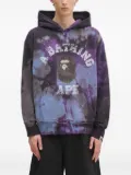 A BATHING APE® tie-dye hoodie - Black
