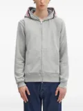 A BATHING APE® shark-hooded zip-up sweatshirt - Grey