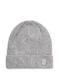 A BATHING APE® ribbed logo beanie - Grey