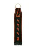 A BATHING APE® star-logo knitted scarf - Green