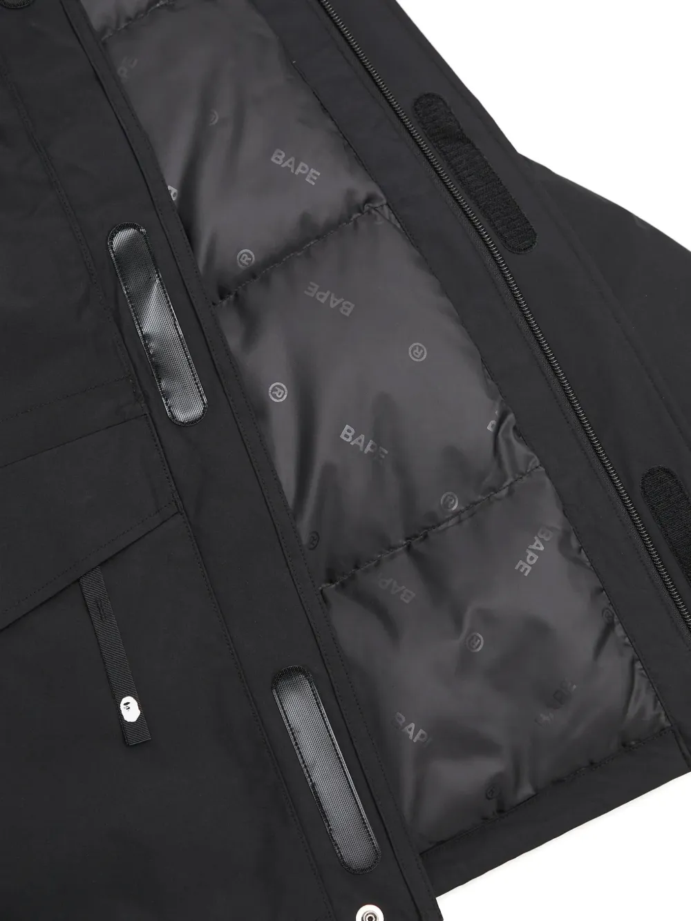 A BATHING APE Gore-Tex Snowboard padded jacket Zwart