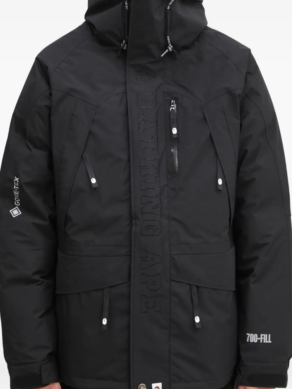A BATHING APE Gore-Tex Snowboard padded jacket Zwart