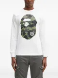 A BATHING APE® 1st Camo Big Ape Head long-sleeve T-shirt - White