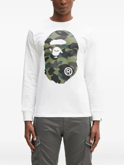 A BATHING APE® 1st Camo Big Ape Head long-sleeve T-shirt
