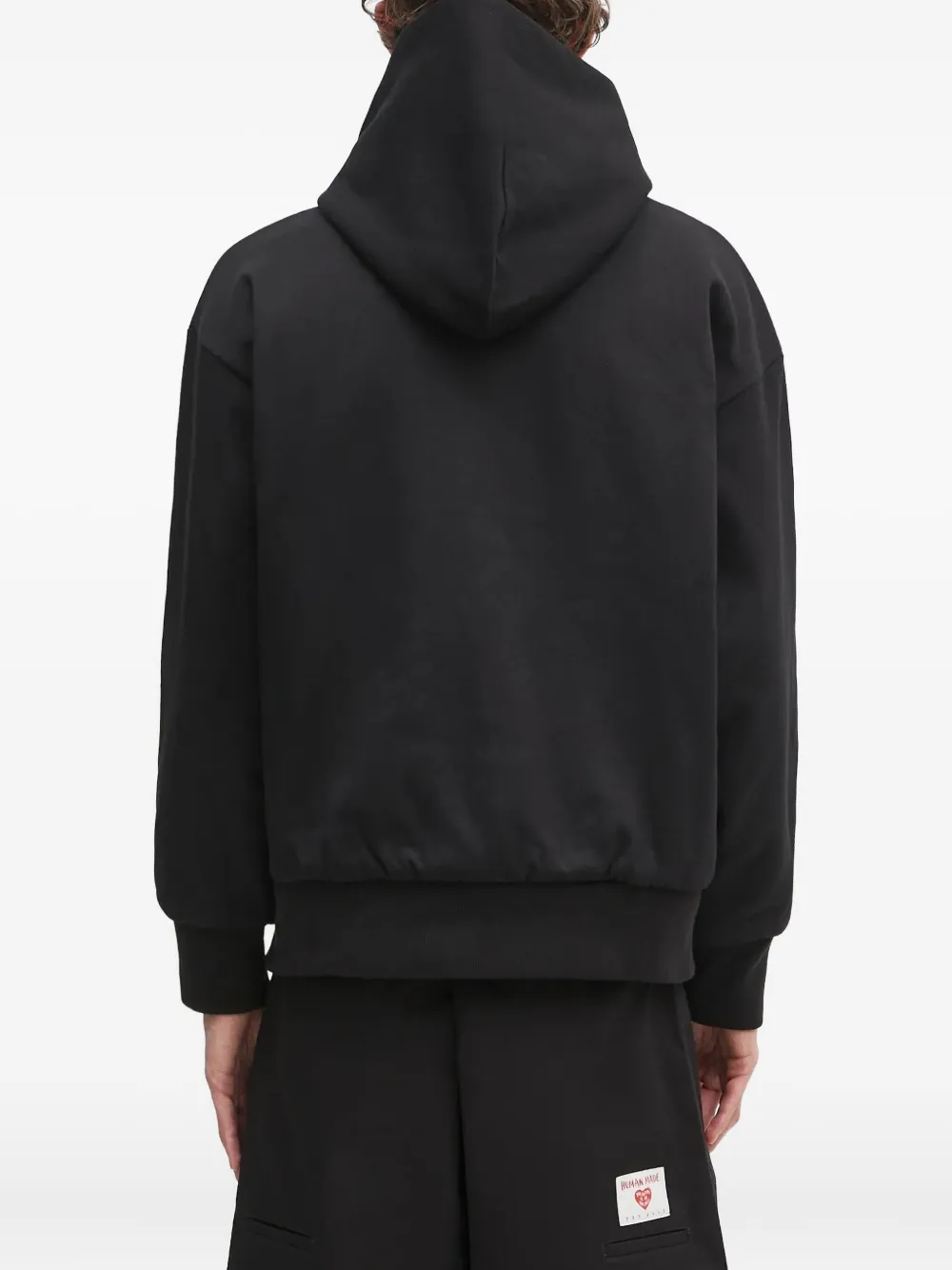 A BATHING APE college-logo hoodie Zwart