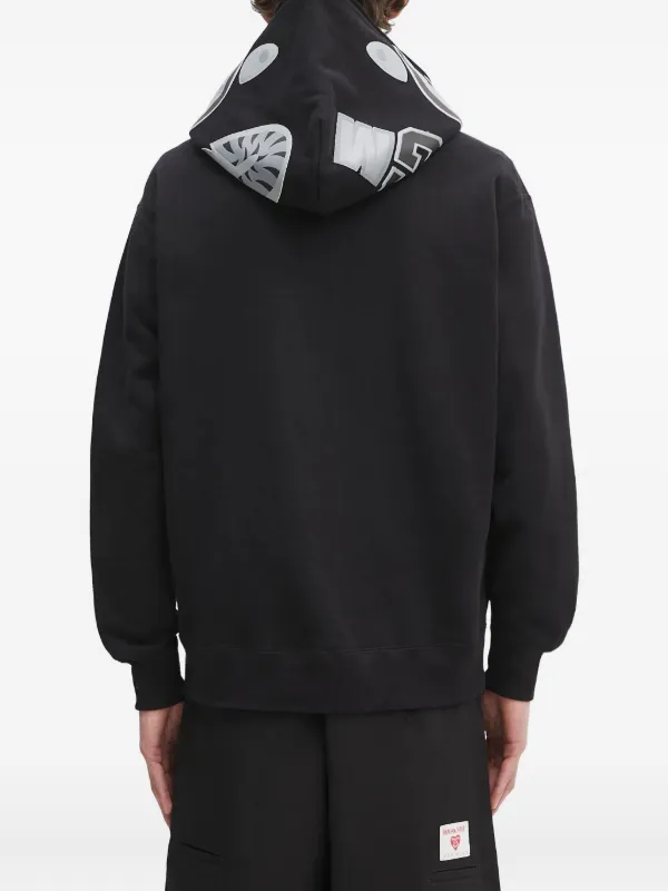 A BATHING APE BPAE ジップパーカー ブラック AAPE BY *A BATHING APE® ジップアップ パーカー | ブラック