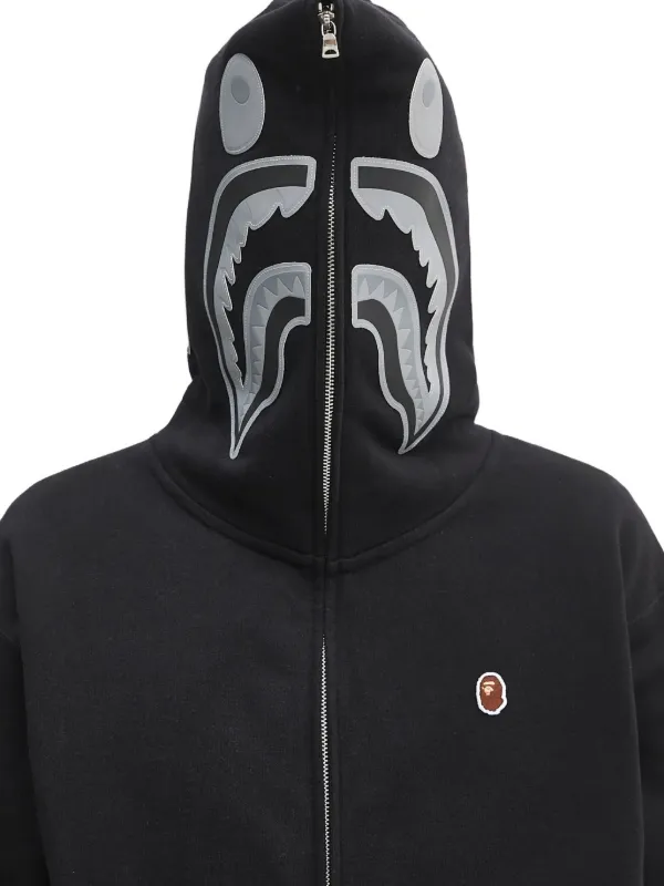 BAPE ジップアップパーカー 黒 A BATHING APE アベイシングエイプ BAPE ジップパーカー 黒