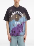 A BATHING APE® tie-dye T-shirt - Blue