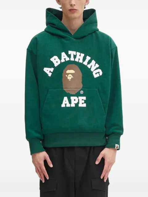 A BATHING APE® hoodie à logo imprimé