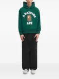 A BATHING APE® logo-print hoodie - GRN