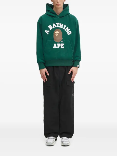 A BATHING APE® logo-print hoodie